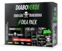 DIABO VERDE MANSÃO MAROMBA #DILA PACK SABOR TROPICAL 250G + #DILABOL BLACK + COQUETELEIRA