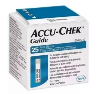 TIRAS ACCU-CHEK GUIDE C/25 UNID