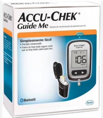 KIT ACCU-CHEK GUIDE ME C/ MONITOR MG/DL C/10 TIRAS REAGENTES