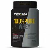 100% PURE WHEY POTE 900G SABOR MORANGO