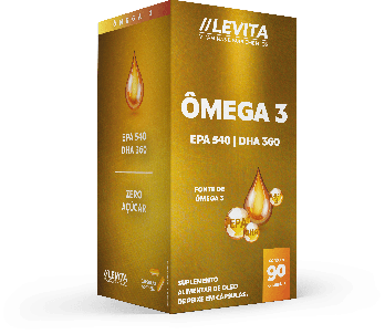 ÔMEGA 3 MINI CAPS 90 CÁPSULAS | LEVITA VITAMINAS E SUPLEMENTOS