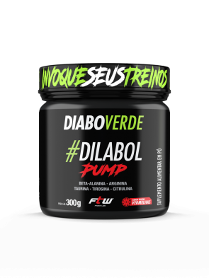 DIABO VERDE DILABOL PUMP 300G SABOR FRUTAS VERMELHAS