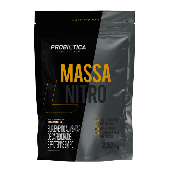 MASSA NITRO 2,52KG SABOR BAUNILHA